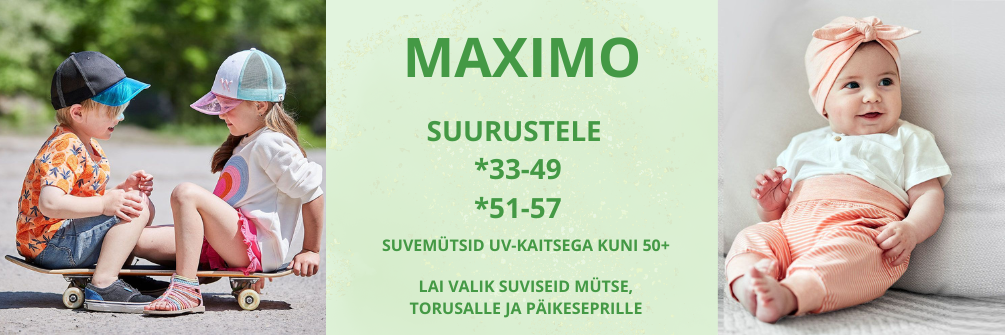 Maximo suvemütsid 2026