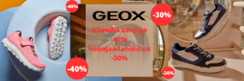 Geox jalanõud 30% ja -40%