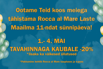 Rocca al Mare Laste Maailma kaupluse 11-s sünnipäev!
