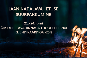 ???? Jaanide nädalavahetus = soodukad! ????