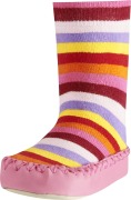 Playshoes sokk-sussid Triibud 481116, 14 heleroosa