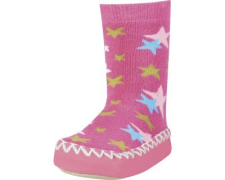 Playshoes sokk-sussid Täht 481118, 18 roosa