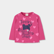 НОВИНКА! Boboli кофточка для девочек Basic Хорошее настроение 494085, 3967 fuksia