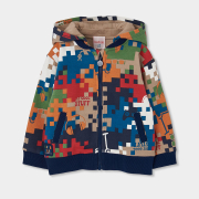 UUS! Boboli poiste dressipluus Tetris 504076, 9958 navy/trükk