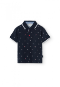 Boboli polosärk Palmid 736321, 9051 trükk/navy