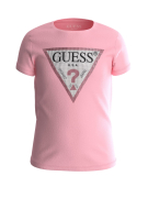 UUS! T.T-särk J2YI51K6YW1 roosa kividega Guess logo, Roosa