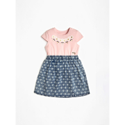 Guess Kids платье для девочек K02K03K6YW0, Розовый/синий
