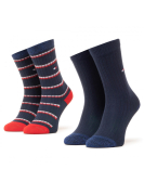 Tommy Hilfiger tüdrukute sokid 2-ne pakk 100000814, tumesinine