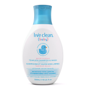 Live Clean Baby pisaravaba šampoon/pesugeel 97195, Valge