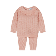 Dirkje kootud komplekt T. Q52420, 571 punakasroosa