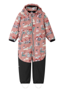 UUS! Reima softshell kombinesoon Moomin Mjosa 5100328D, 1127 Põsepunaroosa